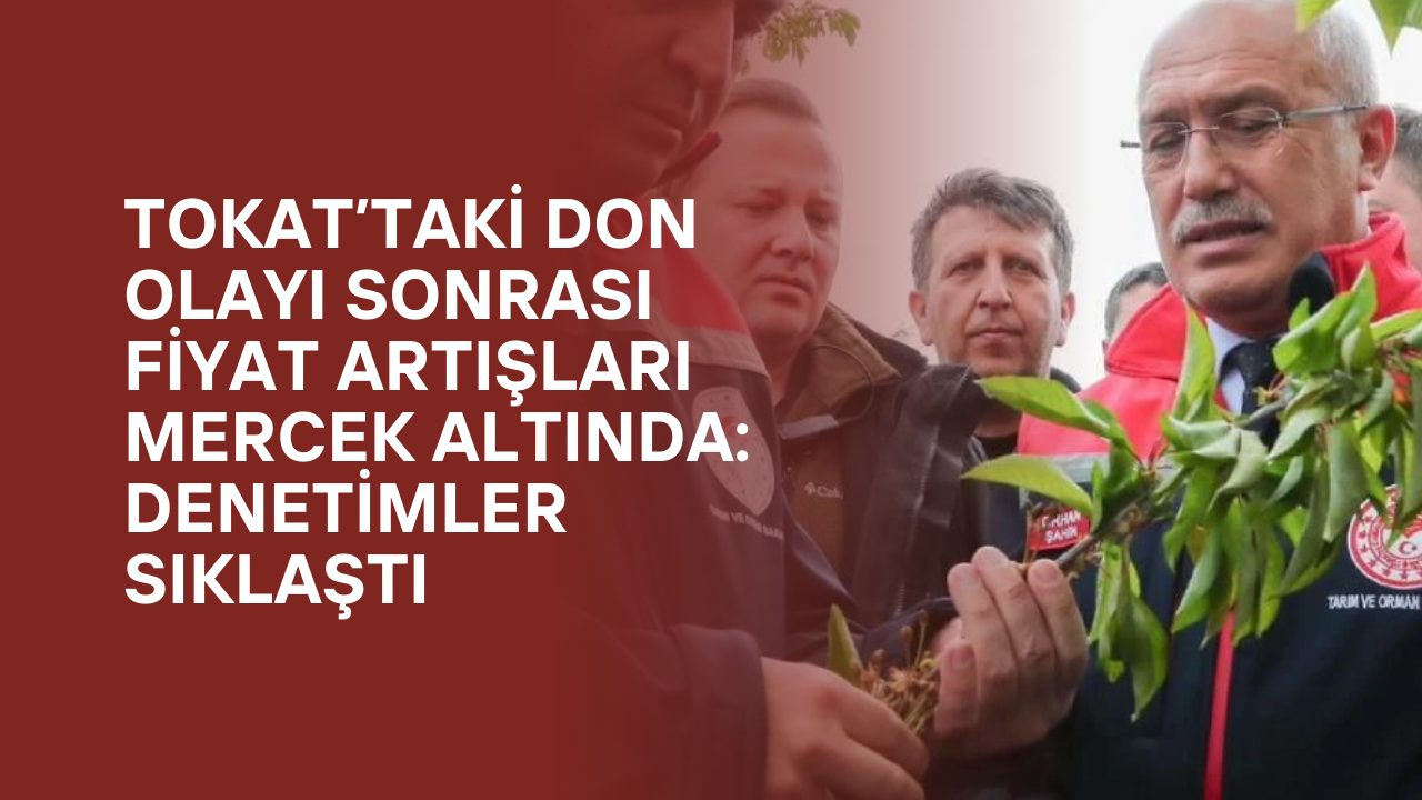 Tokat’taki Don Olayı Sonrası Fiyat Artışları Mercek Altında: Denetimler Sıklaştı