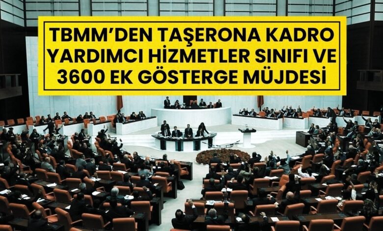 TBMM’de Kamu Çalışanlarına 3600 Ek Gösterge ve Kadro Çağrısı!