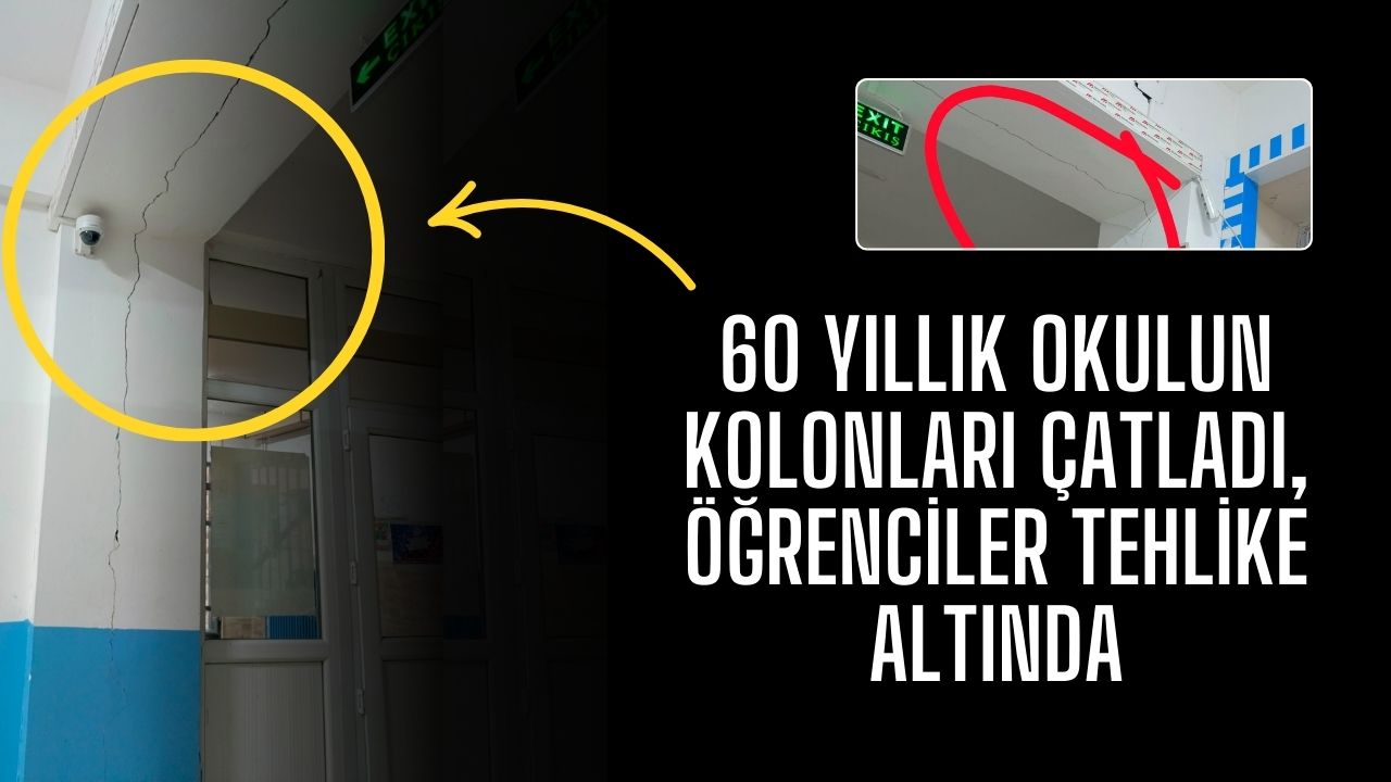 Acil Önlem Alınmalı! Tokat’ta Okul Binasında Büyük Tehlike: Kolonlar Çatlak, Çocuklar Risk Altında!