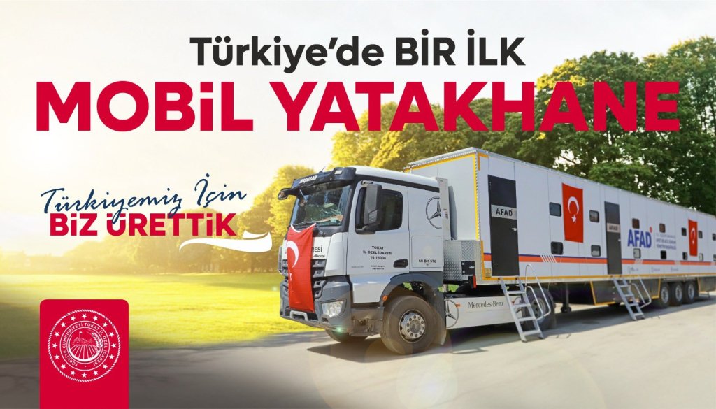 Tokat’ta Kamu Eliyle Bir İlk: Mobil Yatakhane Üretildi!