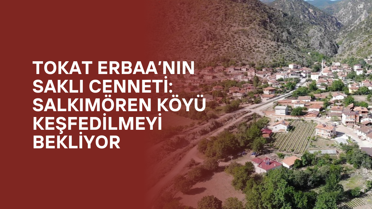 Tokat Erbaa’nın Saklı Cenneti: Salkımören Köyü Keşfedilmeyi Bekliyor