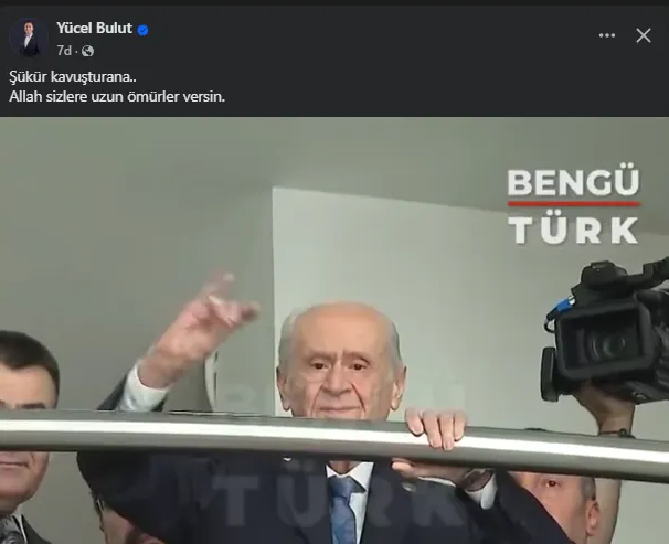 Bahçeli Sahalara Döndü! Vekil Bulut’tan Duygulandıran Mesaj